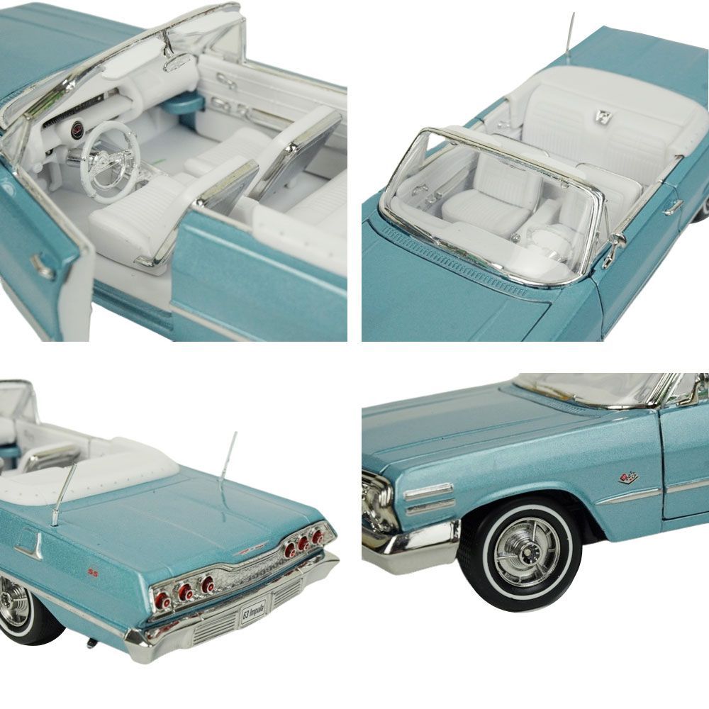 新品 1/24 箱入り ミニカー WELLY 1:24 1963 CHEVROLET IMPALA