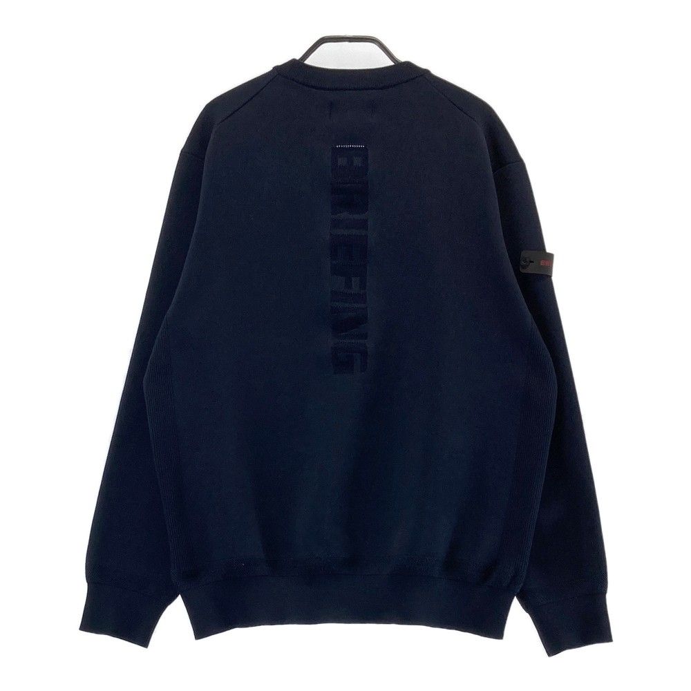 BRIEFING ネイビー クルーネックセーター サイズ：L BRIEFING GOLF 