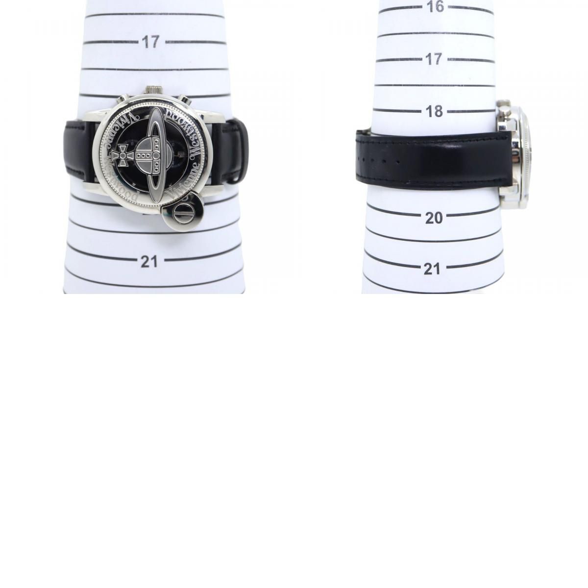 希少】vivienne ヴィヴィアン 腕時計 クロノグラフ シルバー調 希少