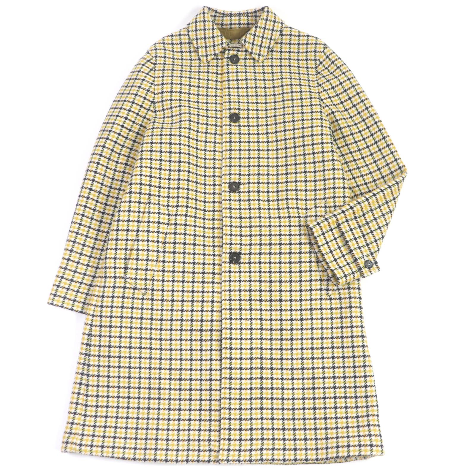 極美品□MARNI マルニ TUMU0049U0UTW915 チェック柄 ウール 襟裏 