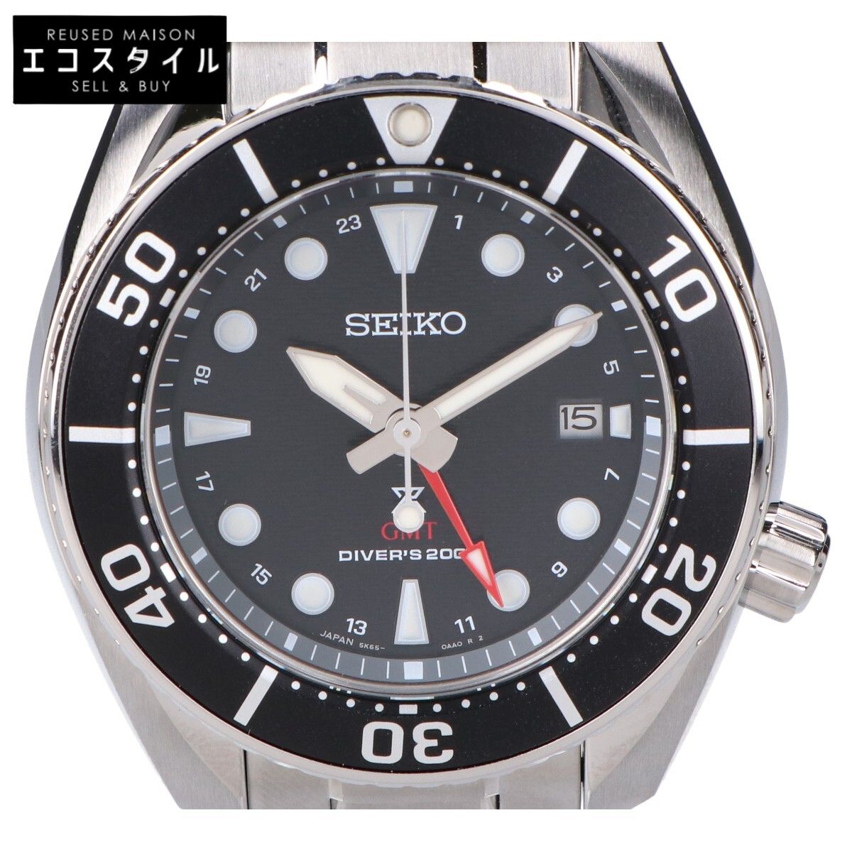SEIKO セイコー SBPK003 5K65-0AA0 プロスペックス GMT スモウ Diver Scuba ソーラー