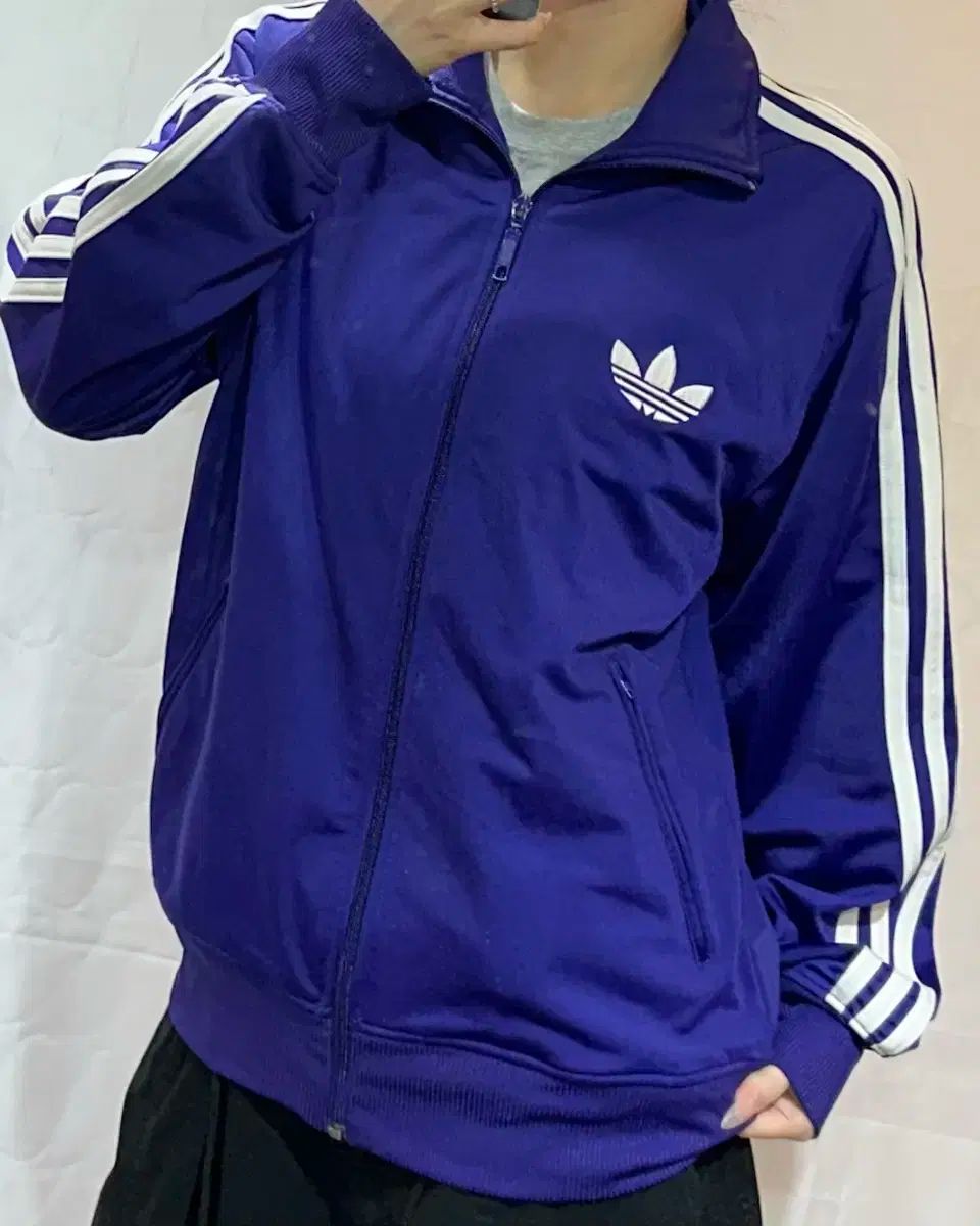 adidas アディダス ファイヤーバード 紫 トラックトップス