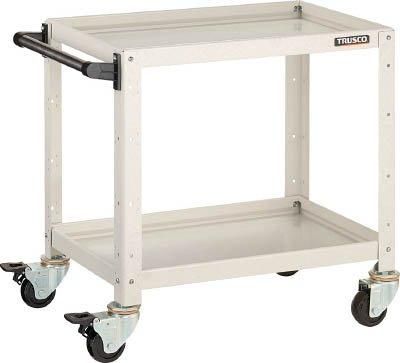 2営業日で発送 TRUSCO トラスコ中山 TRUSCO バーディワゴン 600X400XH600 2段 YG色 BDW662YG