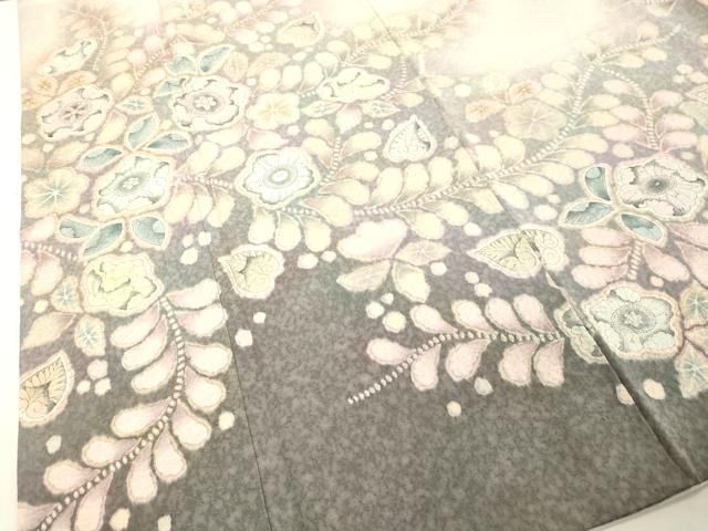 平和屋着物○越後十日町の一流染匠 桐屋・翠山工房 訪問着 絞り 辻が花