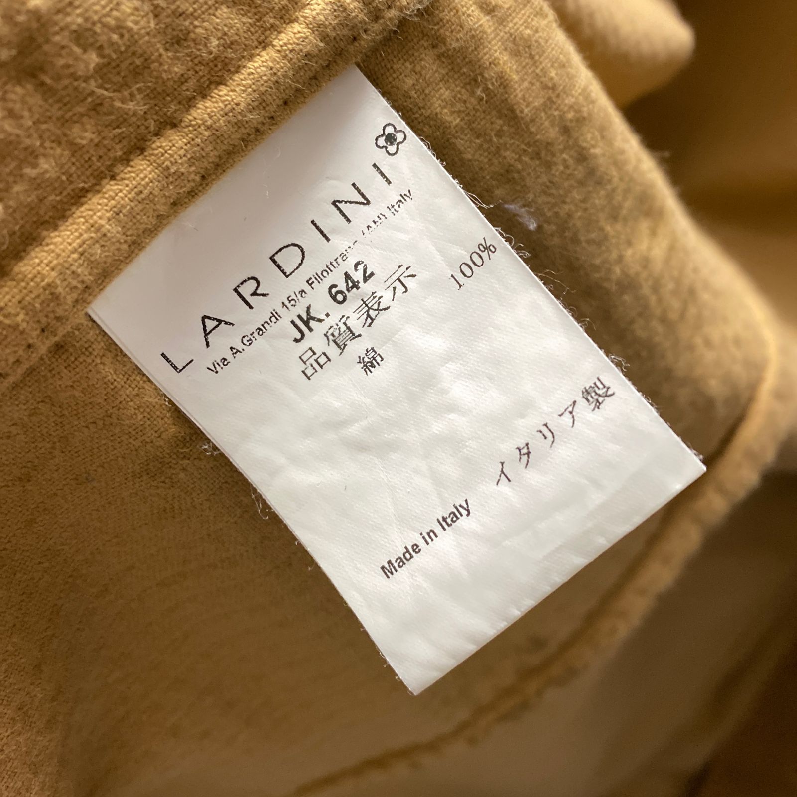 超美品＊LARDINI ラルディーニ コーデュロイジャケット - メルカリ