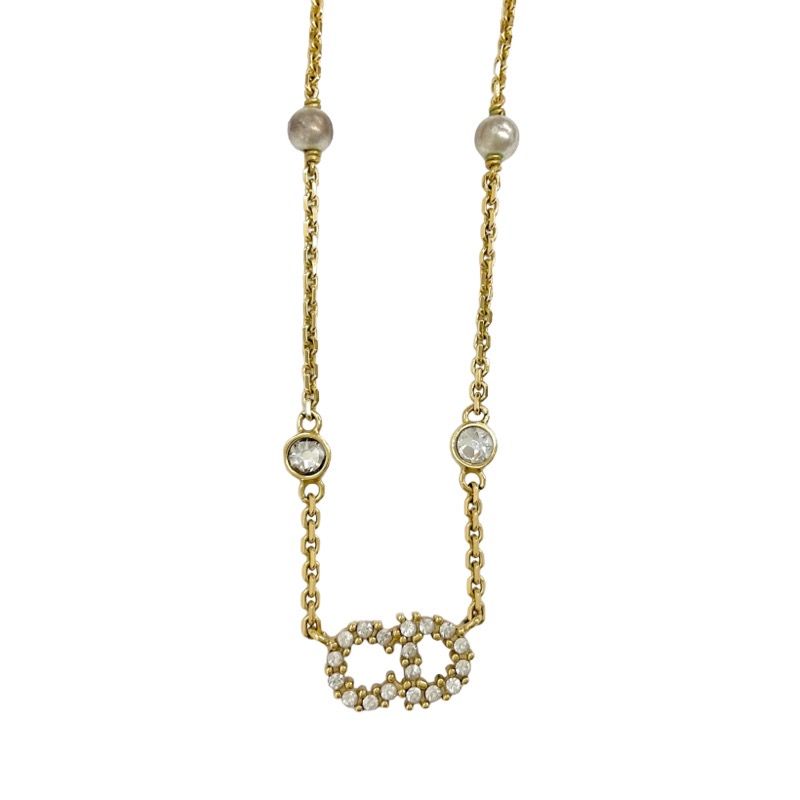 クリスチャンディオール CHRISTIAN DIOR ClairDLune ゴールド CDロゴ  