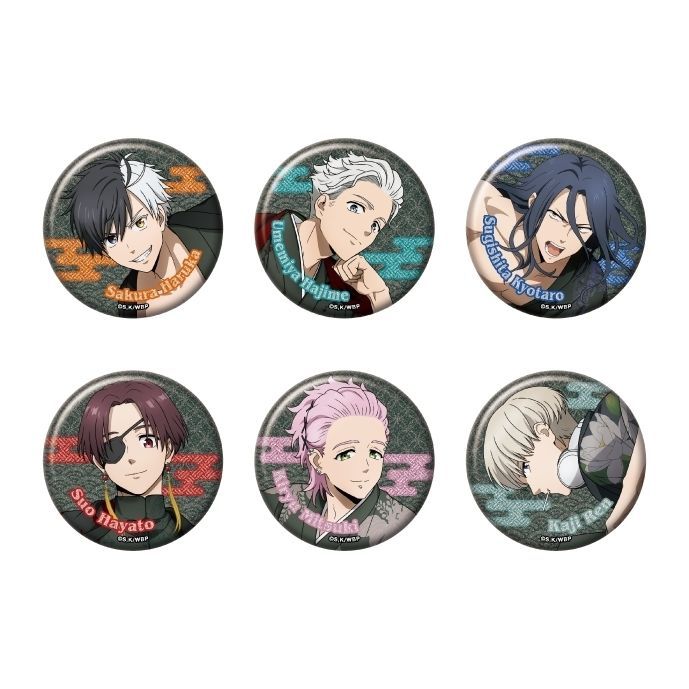 アニメ WIND BREAKER ラメキラカンバッジコレクション 6個