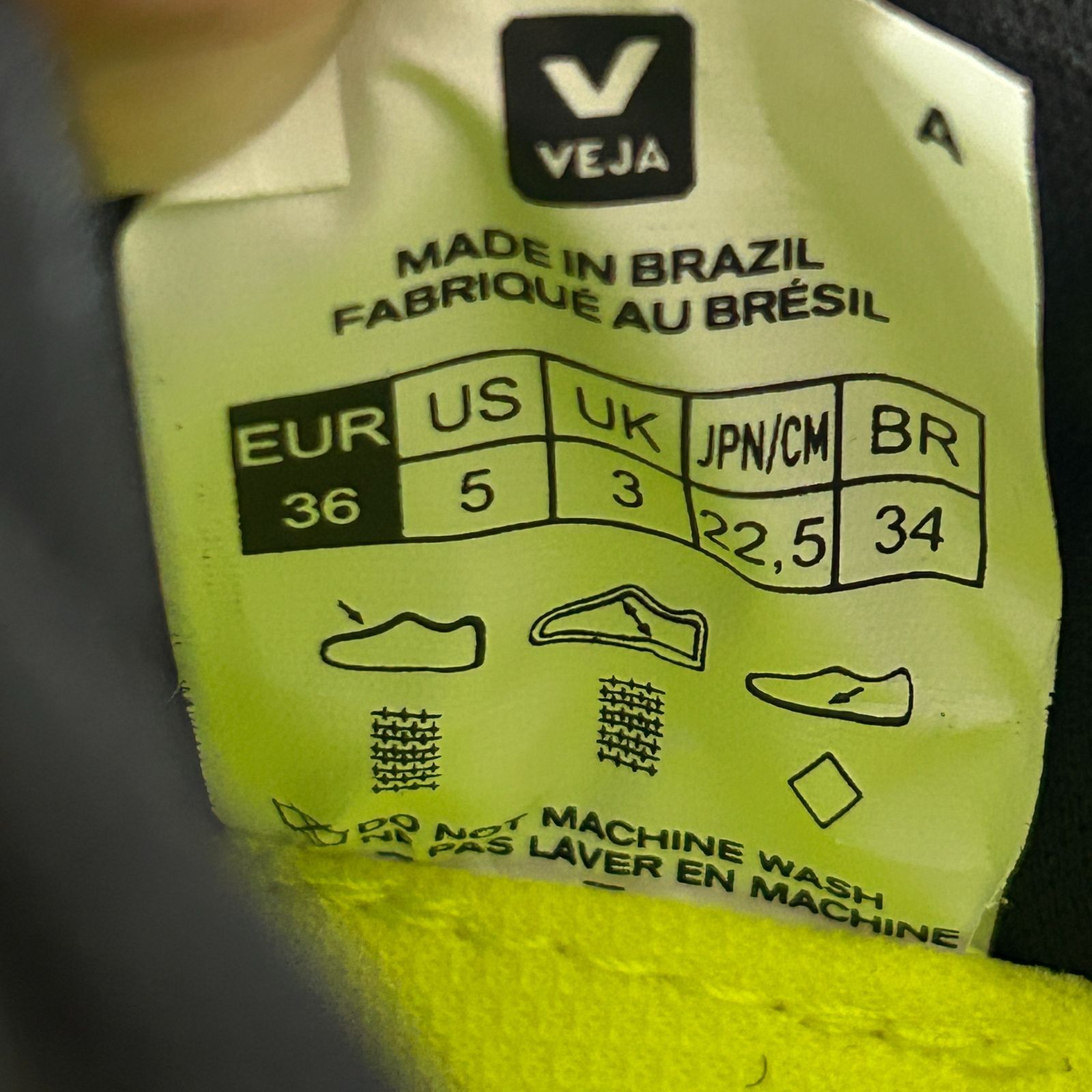 VEJA ヴェジャ CONDOR 2 コンドル  メッシュ スニーカー 22.5 黒 アイボリー ランニング