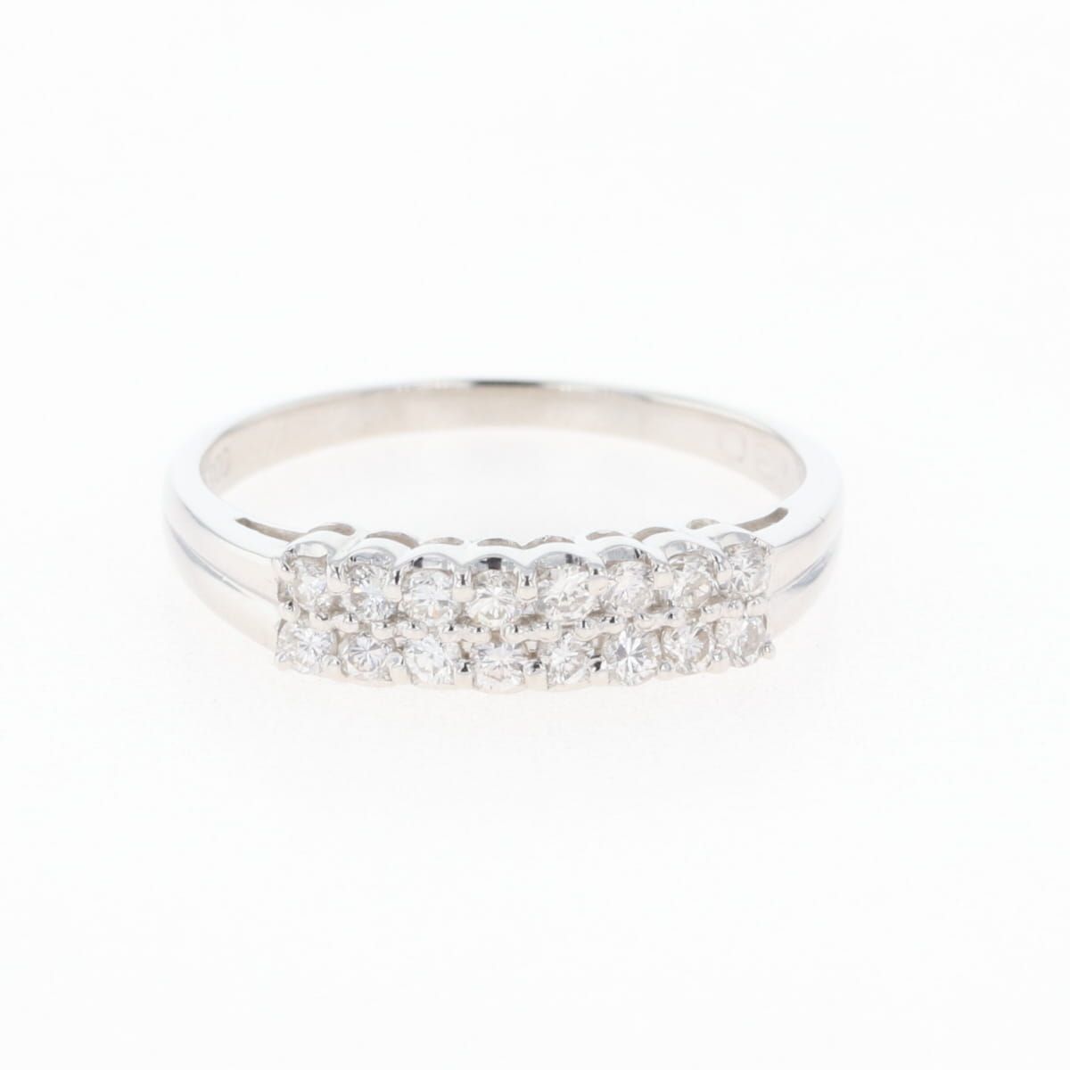 メレダイヤ デザインリング プラチナ 指輪 リング 11.5号 Pt900  