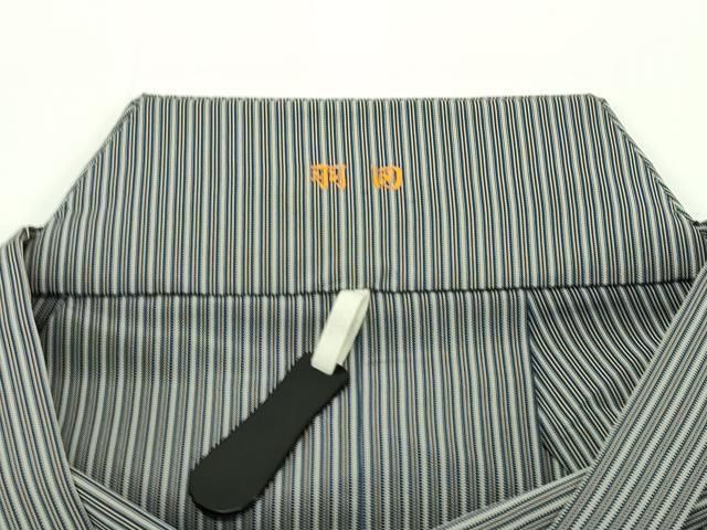 平和屋本店□極上 男性 人間国宝 甲田綏郎 精好仙台平 馬乗り袴 縞  