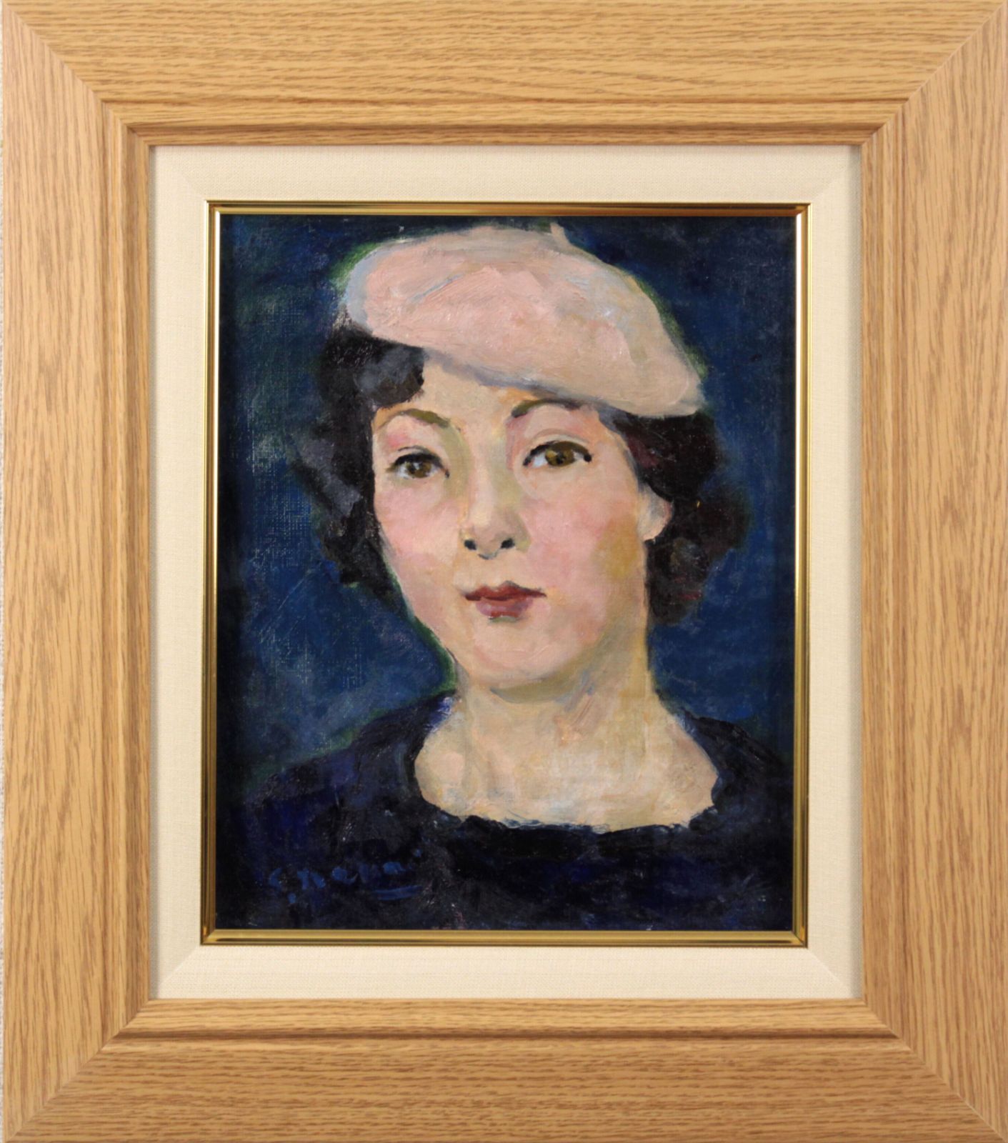 中居定雄『中津滋子像』油彩画【真作保証】 絵画 中居定雄『中津滋子像』油彩画【真作保証】 絵画 - メルカリ