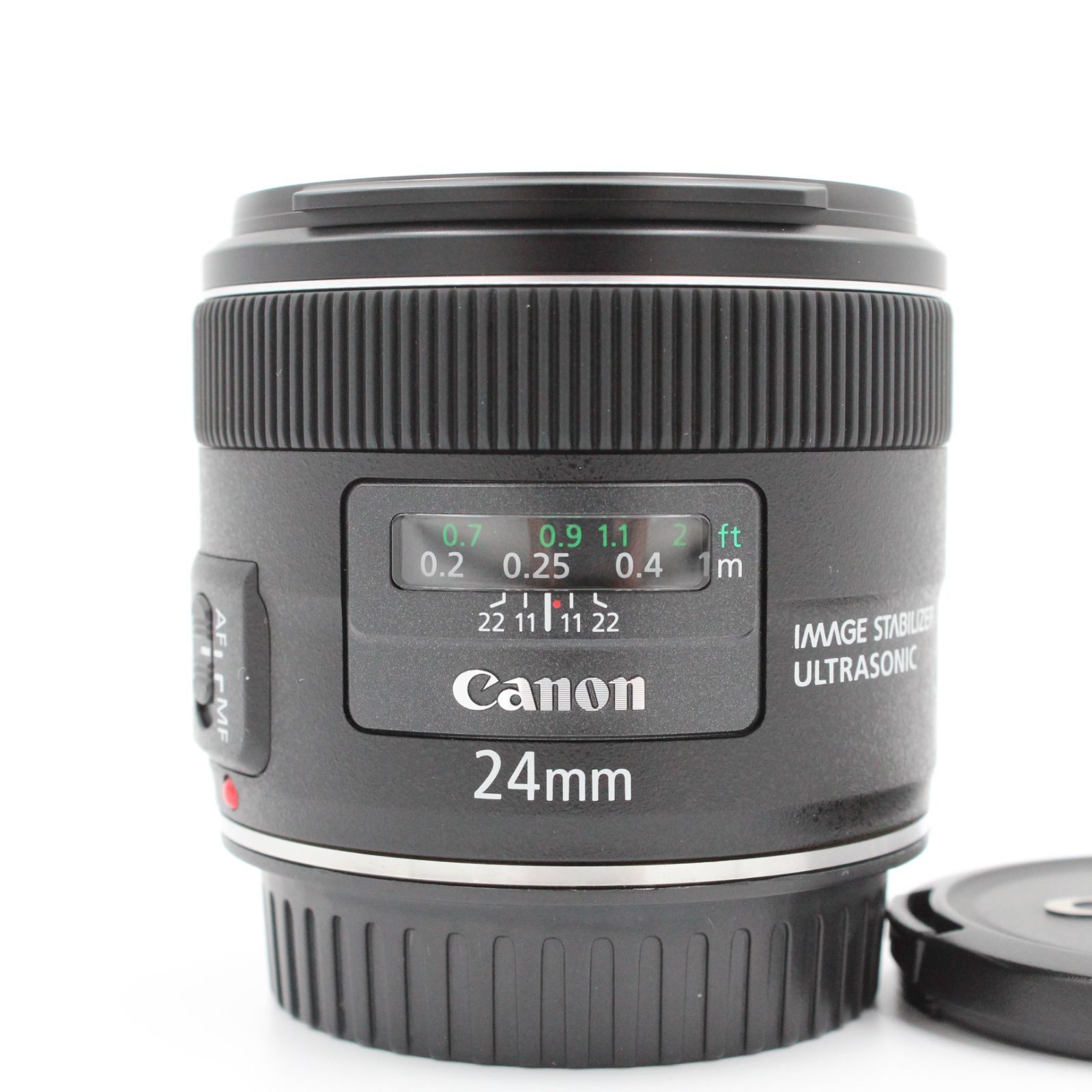 ☆新品級☆ Canon キャノン 単焦点レンズ EF24mm F2.8 IS USM - カメラ