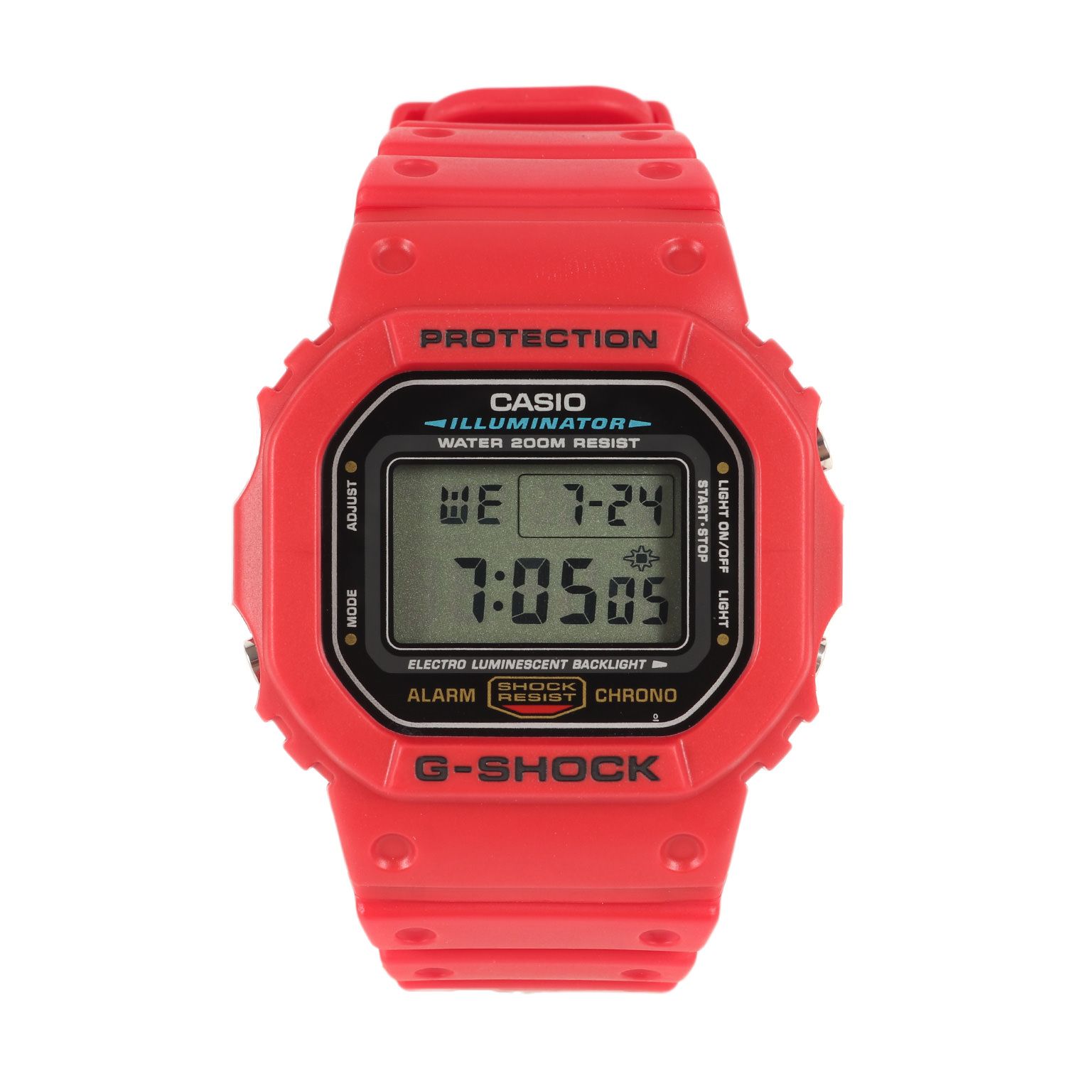 美品 G-SHOCK ジーショック DW-5600E 1545 腕時計 ウォッチ レッド 