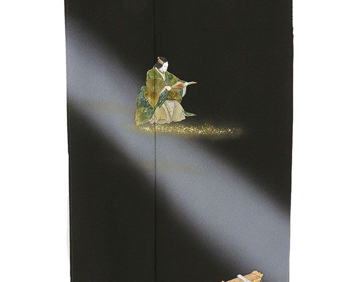 訪問着 未使用 正絹 能楽 身丈164.5cm 裄丈65.5cm 付下 未着用 新古品