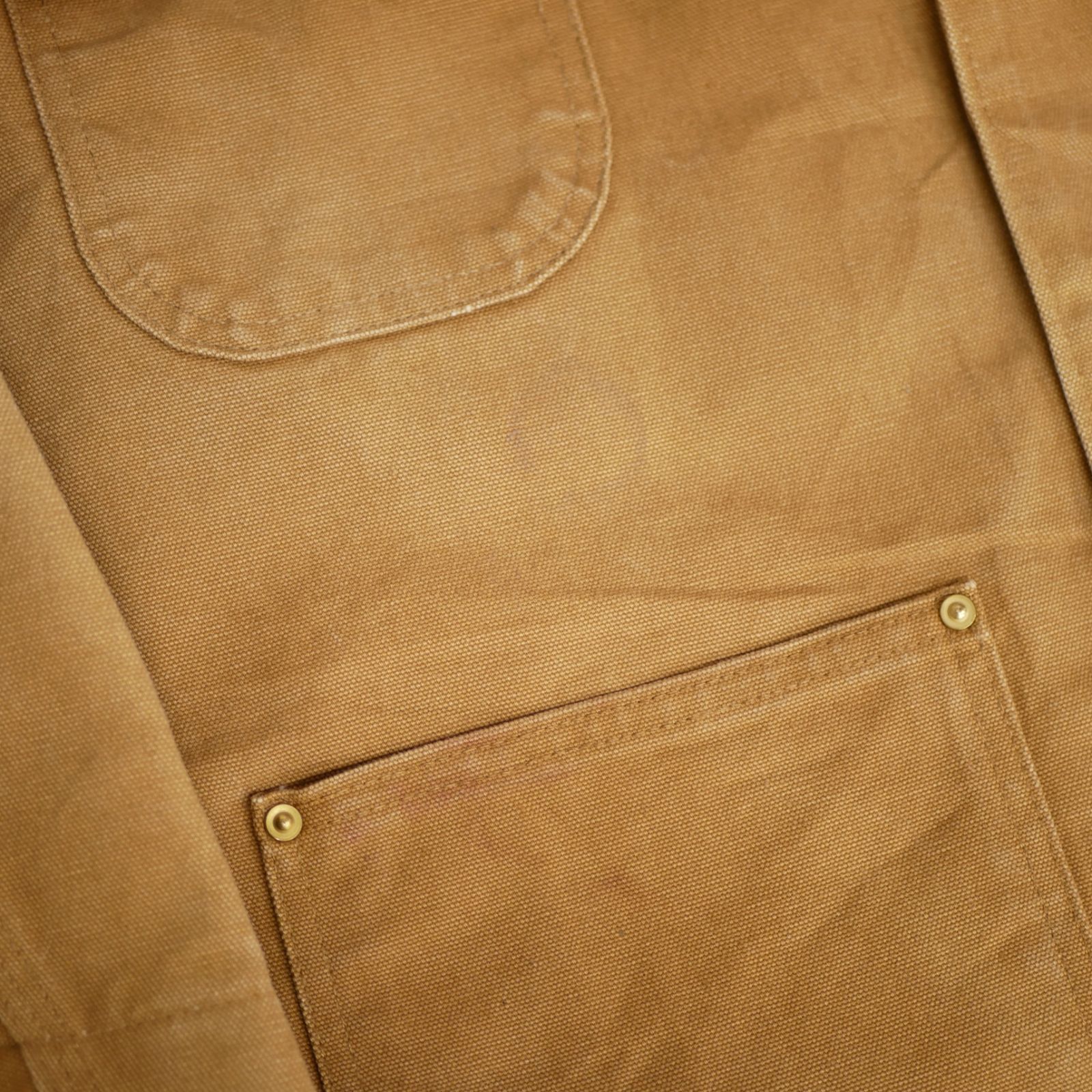 【極美品/希少】USA 製 carhartt ミシガンチョアコート　44 90s】美品USA製 星タグ カーハート ミシガンチョアコート44 BLK