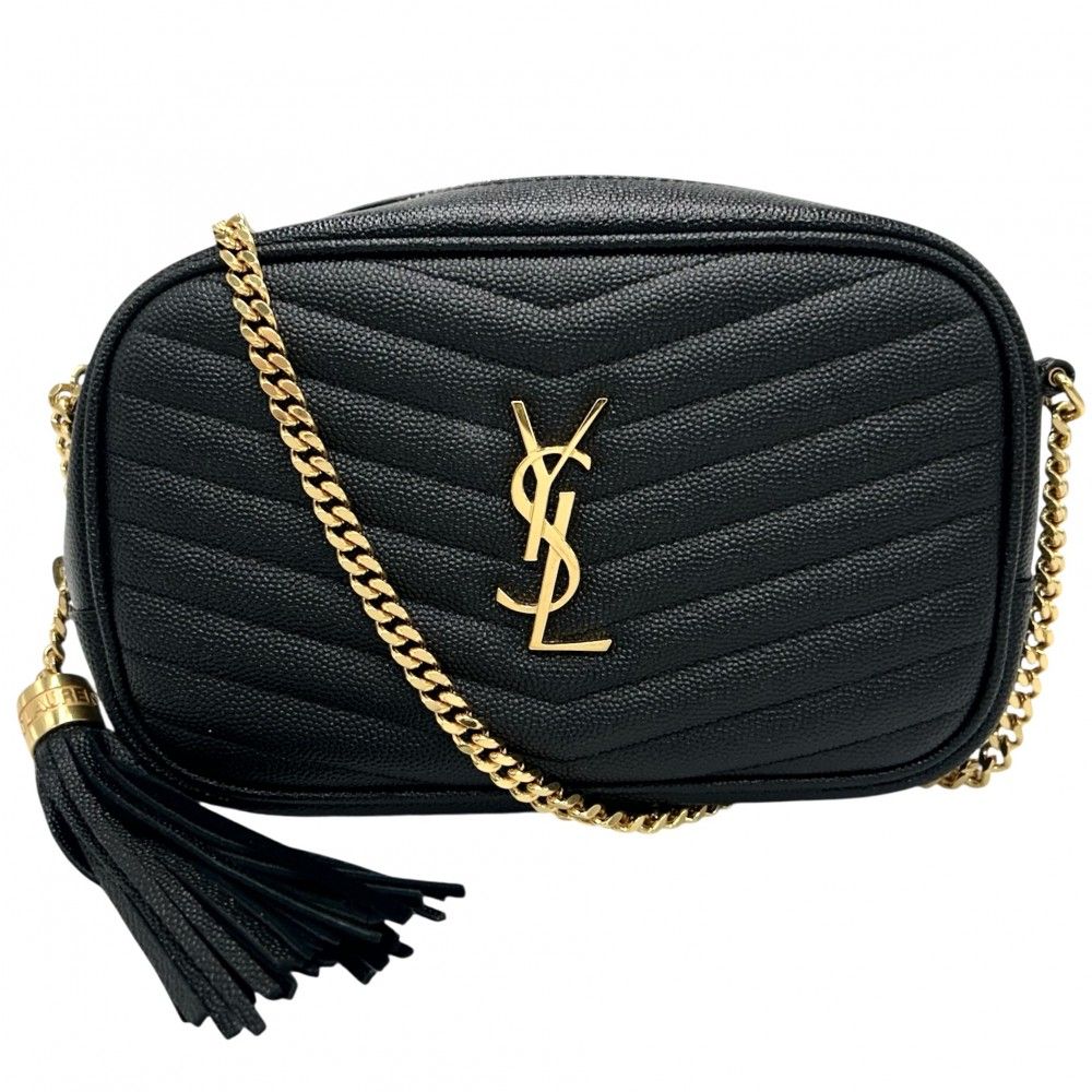 新品　YSL ロゴ刺繍 ショルダーバッグ SAINT LAURENT サンローラン ショルダーバッグ KATE MEDIUM
