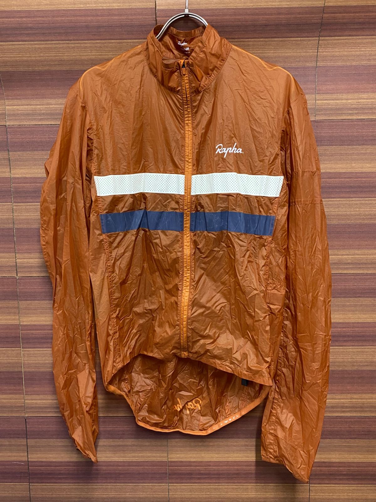 IU527 ラファ Rapha 長袖 ウィンドブレーカー 茶色 Mサイズ IU527 ラファ Rapha 長袖 ウィンドブレーカー 茶色 Mサイズ