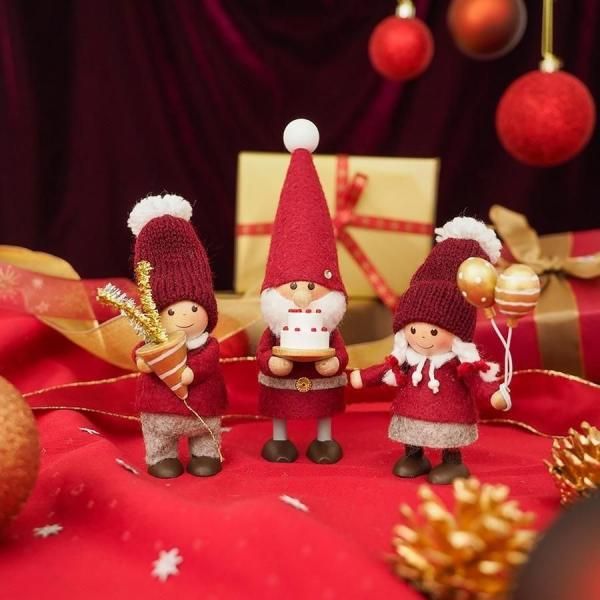 ケーキを持ったサンタ 20th Celebration NORDIKA nisse ノルディカ