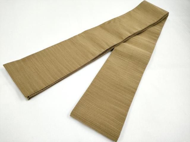 平和屋本店□極上 男性 爪掻き本綴れ 角帯 横縞 紙箱付き 逸品