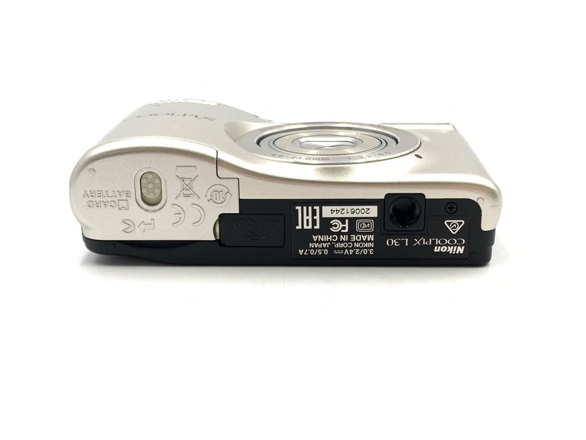 中古】 【並品】 ニコン COOLPIX L30 SL シルバー - メルカリ