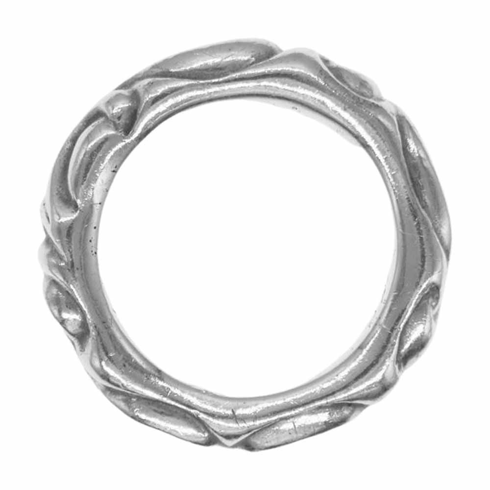 大注目】 CHROME HEARTS クロムハーツ（原本無） SCROLL BAND RING