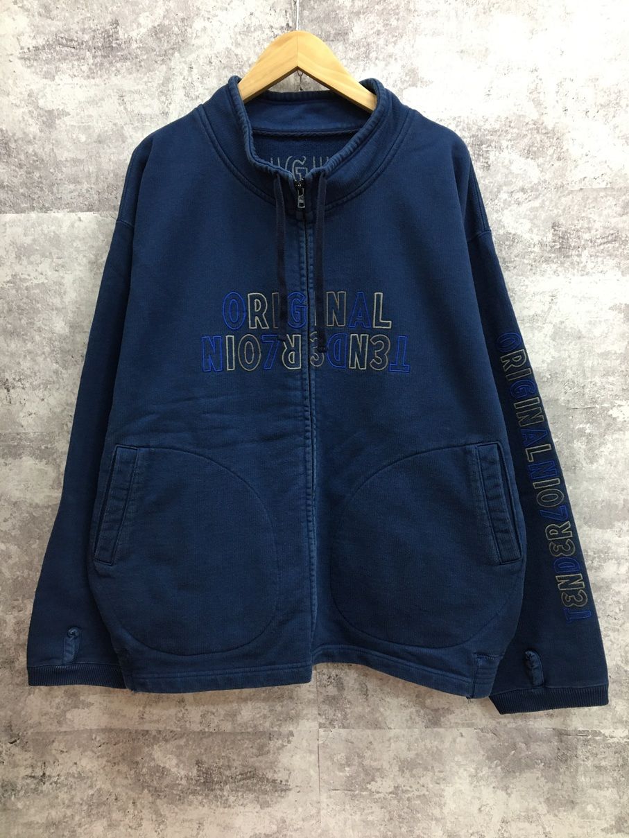 本日価格テンダーロインMOCK NECK SWEAT ZIP UP KHAKI