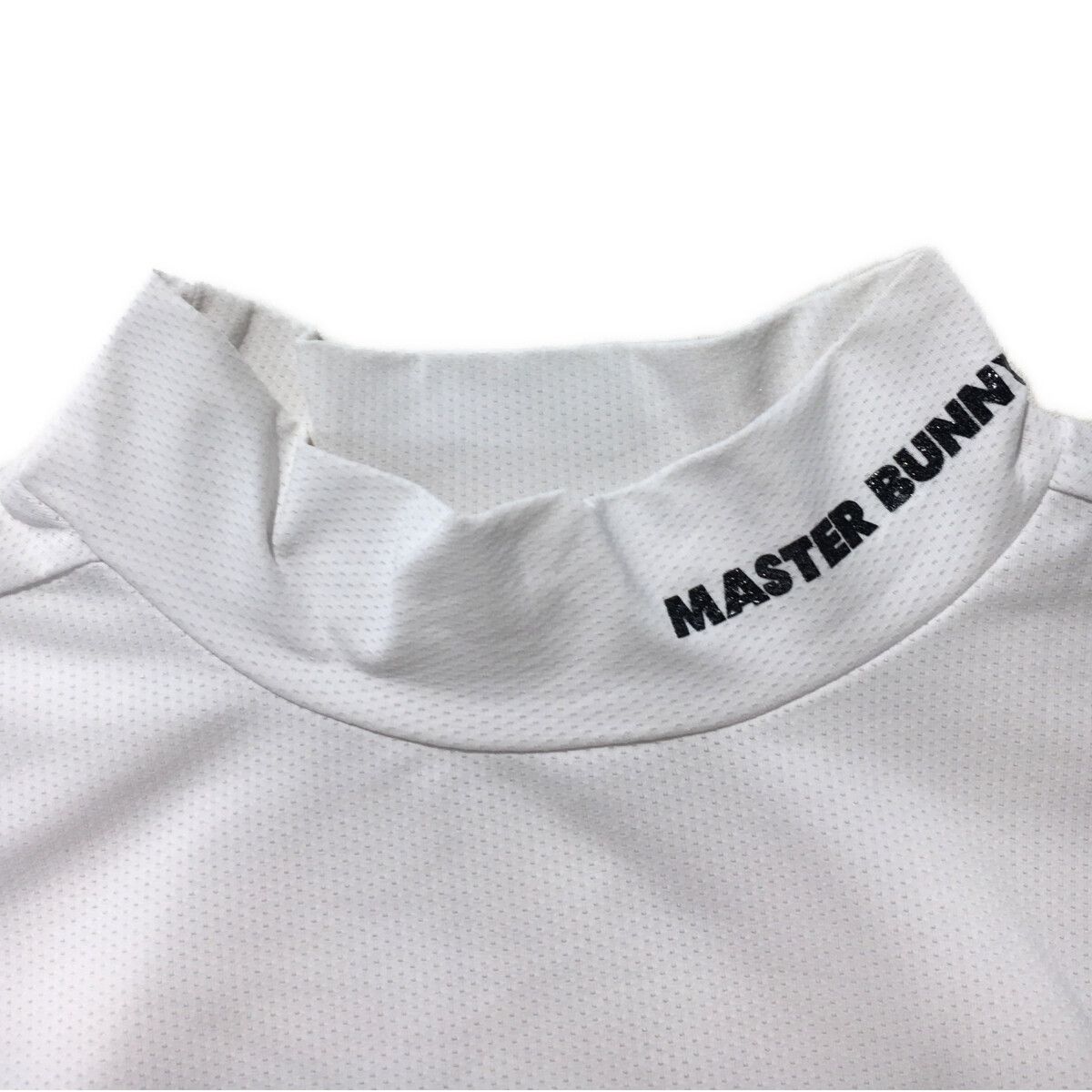未使用　マスターバニーエディション　メンズ　モックネックシャツ　サイズ5 ✨美品✨マスターバニー モックネックシャツ センターロゴ
