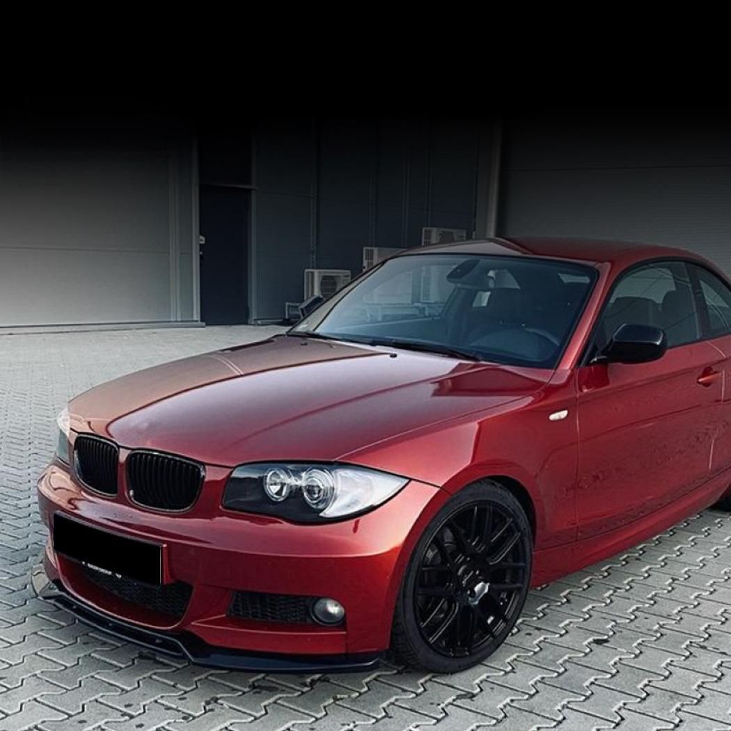 適用BMW 1シリーズ E82 E88 08-13 フロントリップ スポイラー エアロ パーツ 外装 ドレスアップ FFCRYSTALESIA_COM