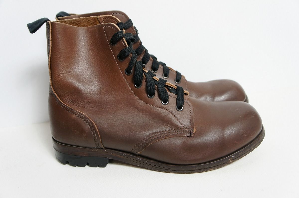 HOWELLマーガレットハウエル MHL × William Lennon ウィリアム レザー サービス ブーツ 英国製ブラウン627 N 2 その他 ブーツ 革靴 靴