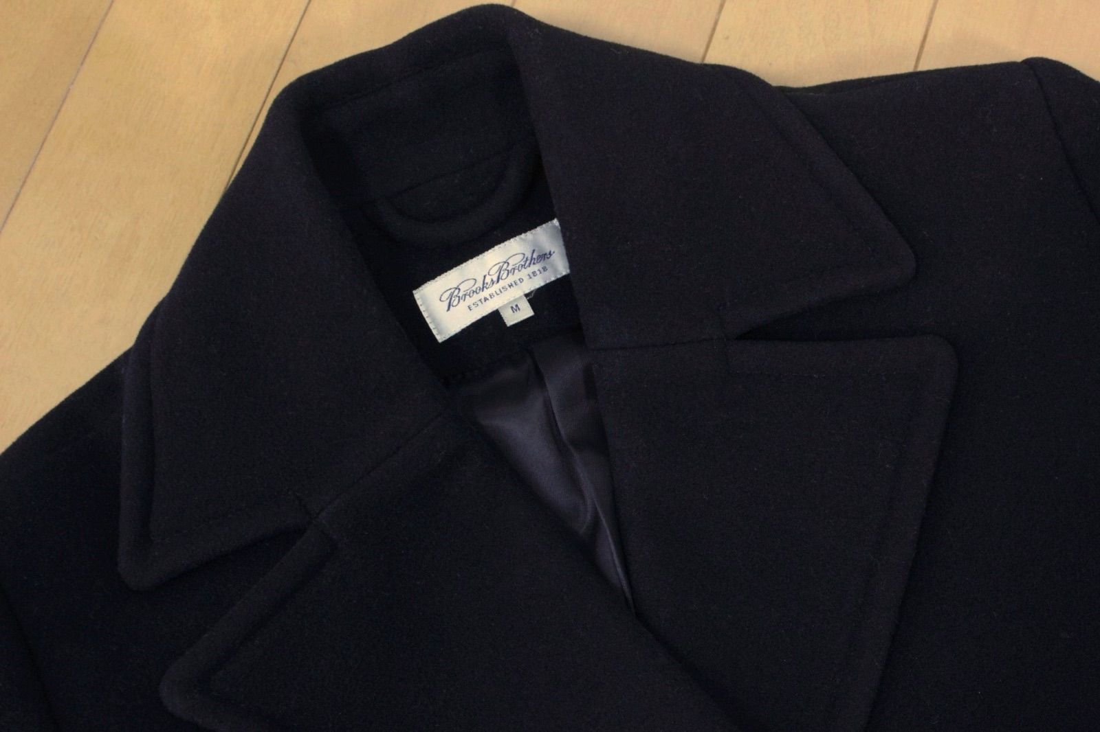 黒 ピーコート Mサイズ 美品】ブルックスブラザーズ ピーコート M