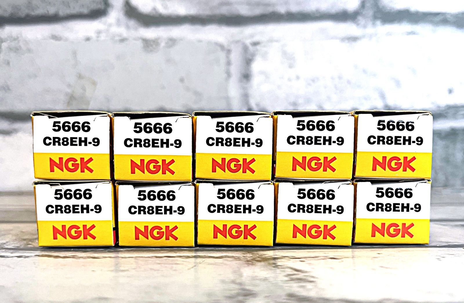 NGK CR8EH-9 (5666) 10個セット 新品 送料込 ホンダ VFR750F ('90～'93) RC36 適合