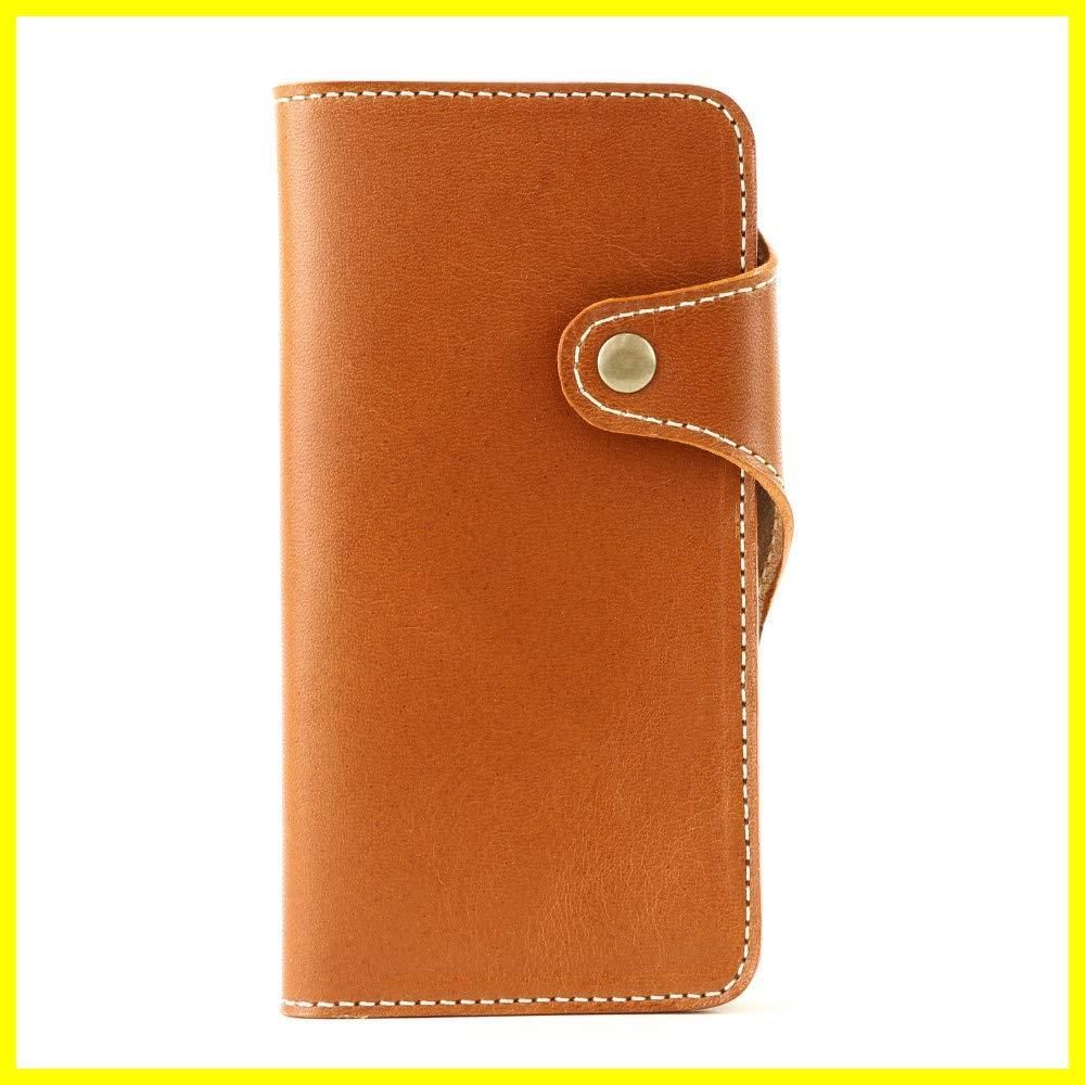 【人気商品】スマホケース 手帳型 全機種 本革 9色 栃木レザー ケース 日本製 iPhone11 (iPhone Creation] 11 [Native BROWN)