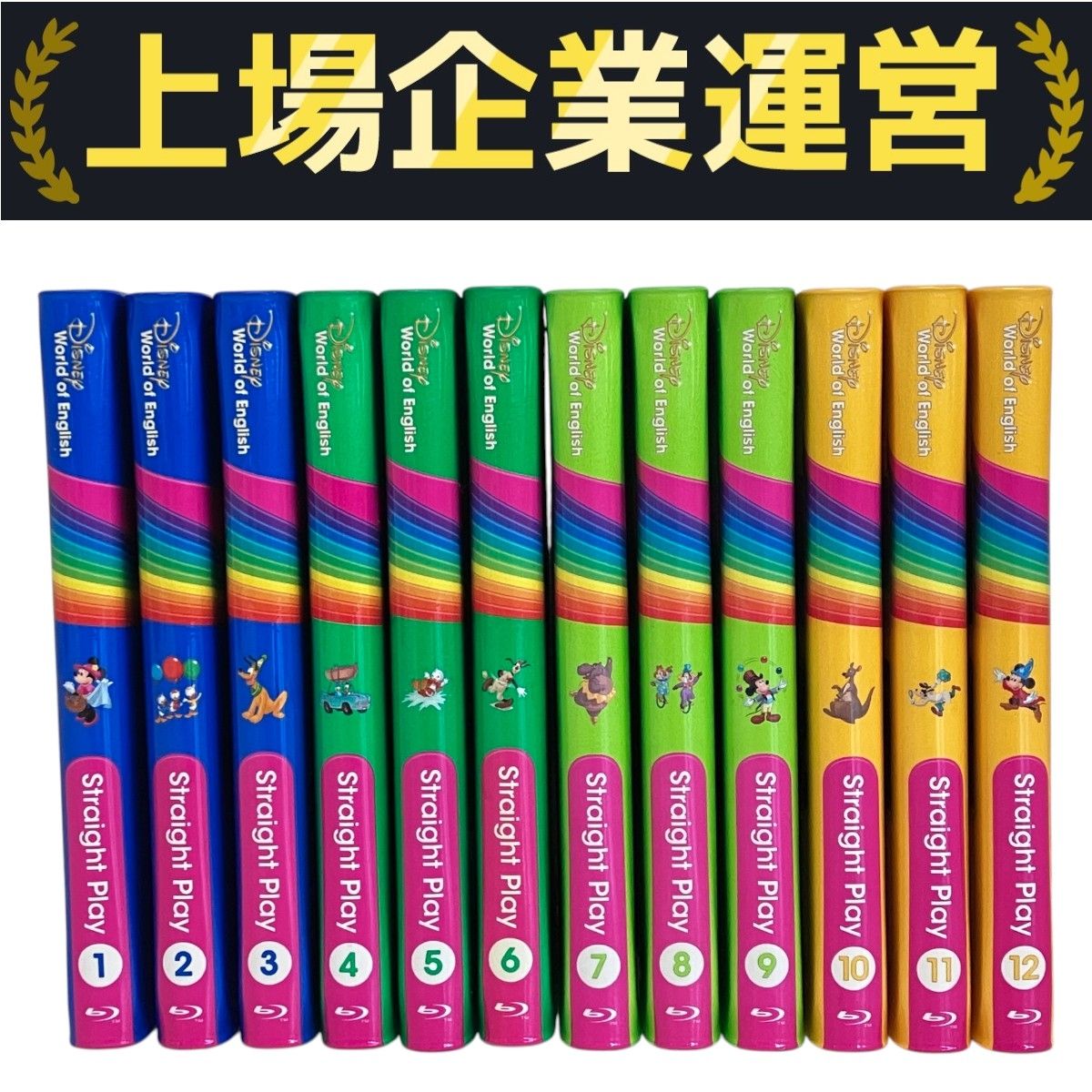 Disney - ディズニーワールドイングリッシュ☆美品ストレートプレイ 美品 DWE ストレートプレイ DVD 英語教材 ワールドオブ