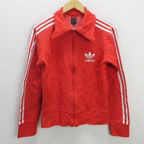 adidas トラックジャケット z□アディダス/adidas 185326 トラックジャケット/ジャージ【M】朱色