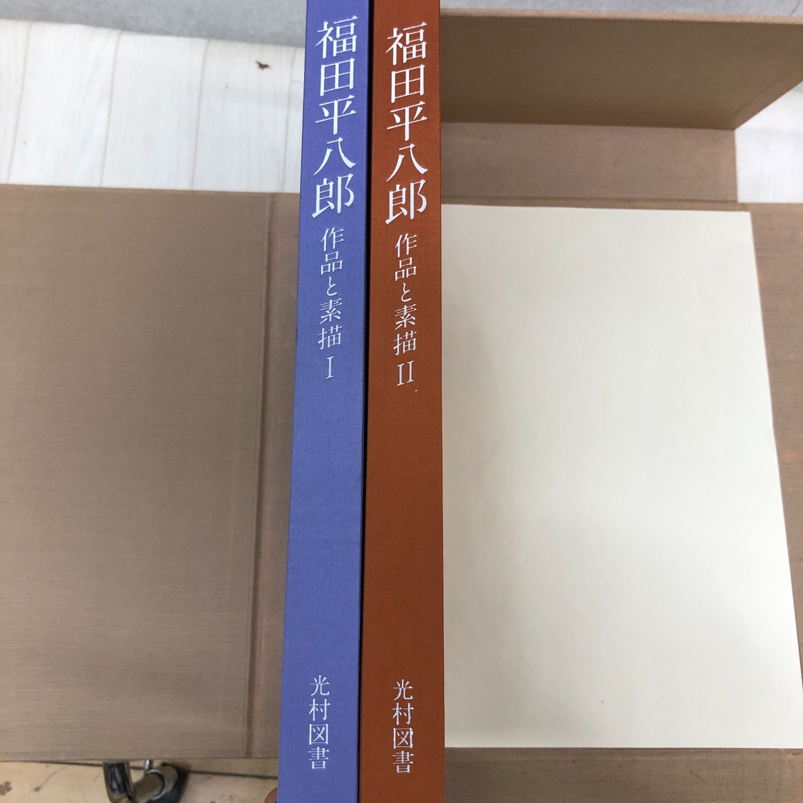 福田平八郎 作品と素描 全二巻揃 光村図書 定価95,000円 250616