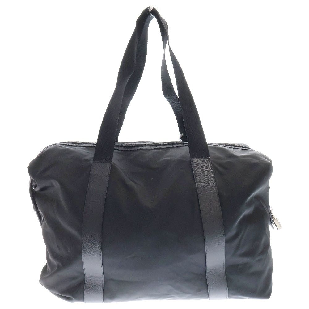 プラダ ボストンバッグ ナイロン ブラック ギャランティ 大容量