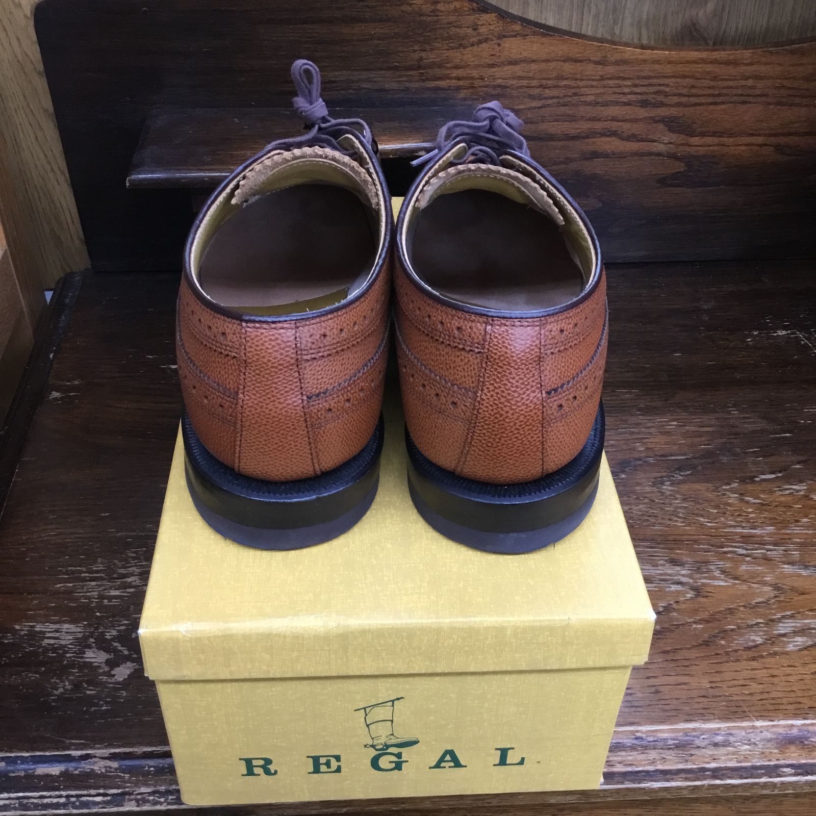美品】リーガル REGAL 2235 インペリアルグレード ウイングチップ 25.0