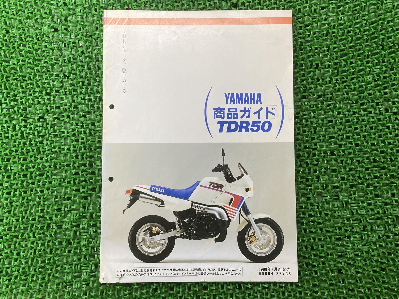 TDR50 サービスマニュアル 補足版 ヤマハ 正規 中古 バイク 整備書 3FY 