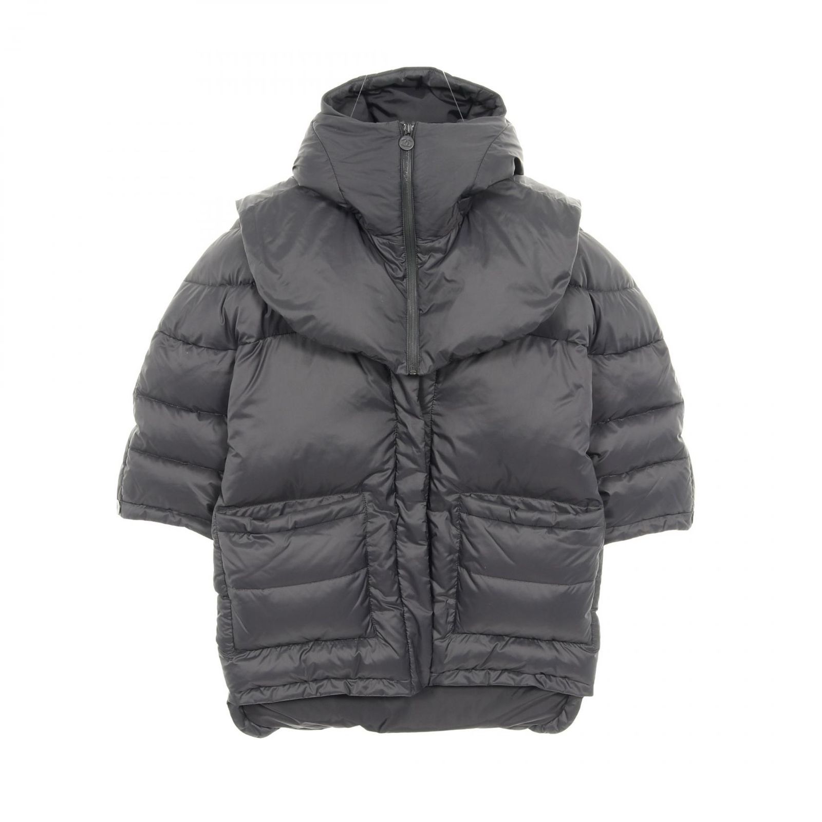 シャネル CHANEL ダウンジャケット ココマークボタン ブラック