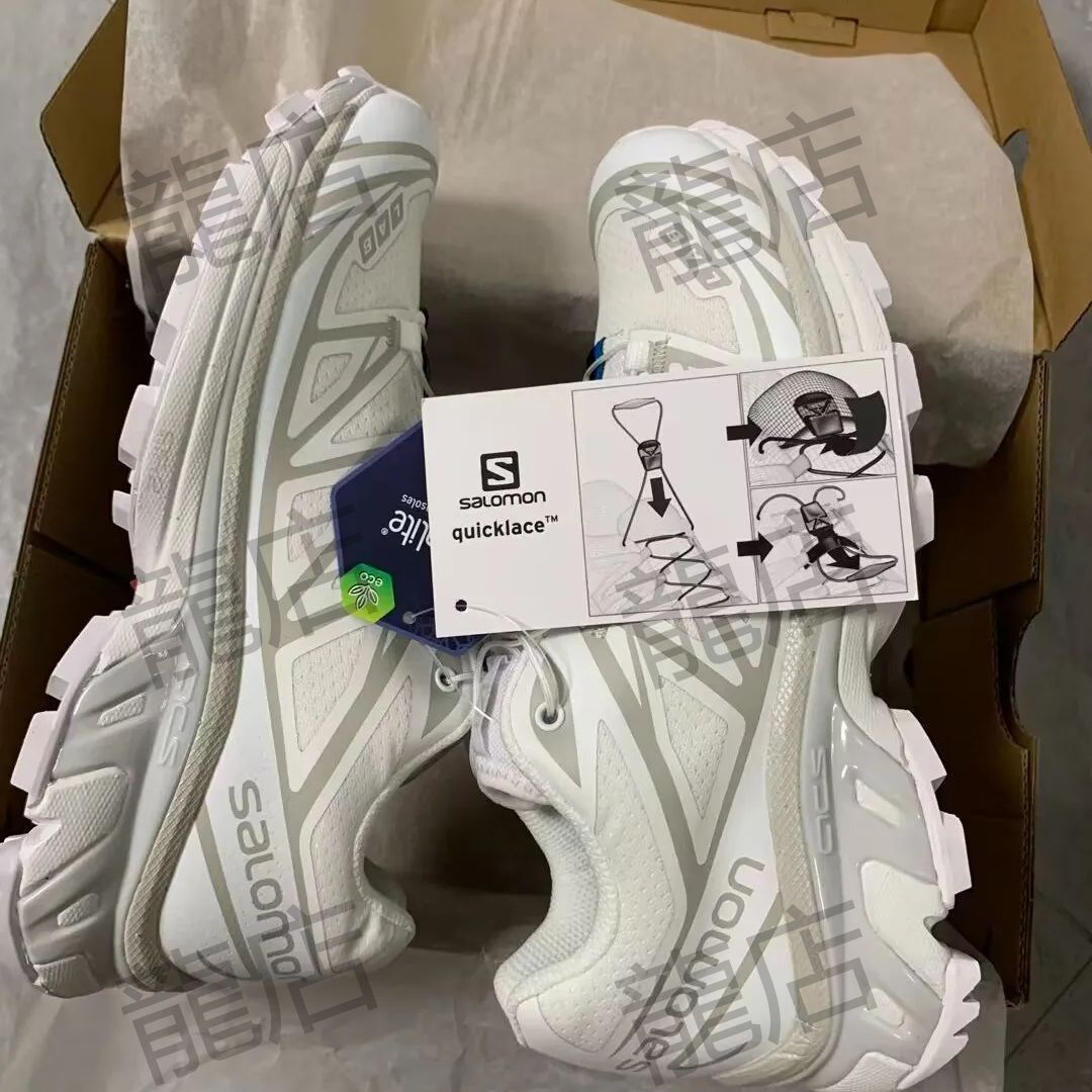 未使用美品 SALOMON サロモン スニーカー XT-6#whiteメンズ 箱付