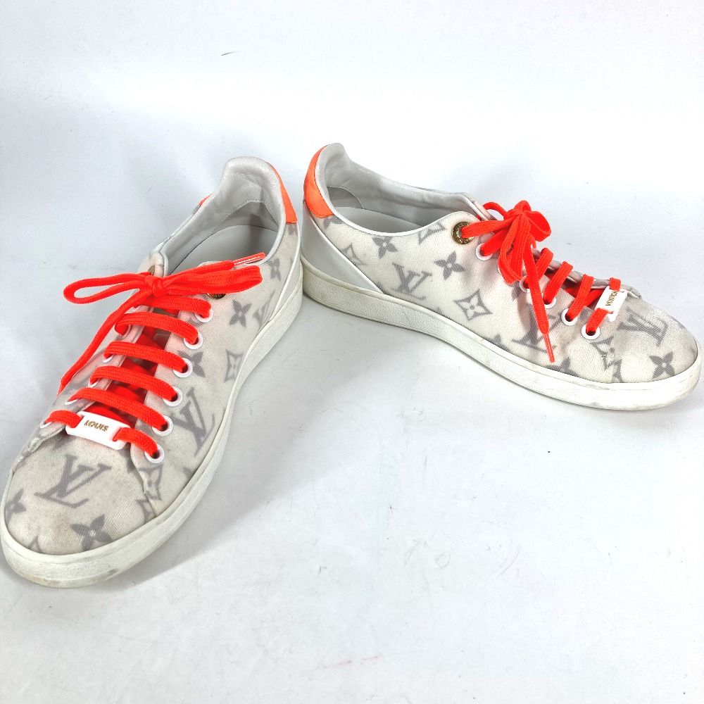 LOUIS VUITTON ルイヴィトン スニーカー 紐 シューズ 靴 PVC