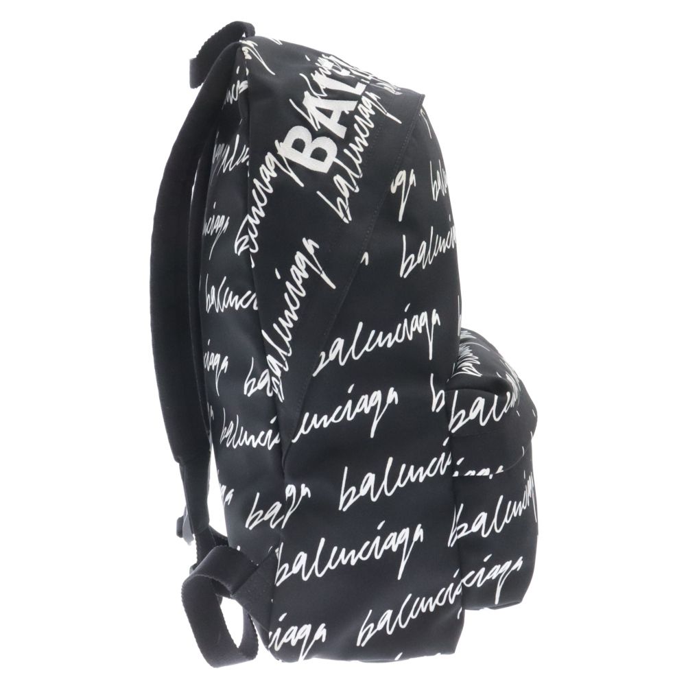 BALENCIAGA (バレンシアガ) 21AW WHEEL BACKPACK 総柄ロゴ ナイロン 