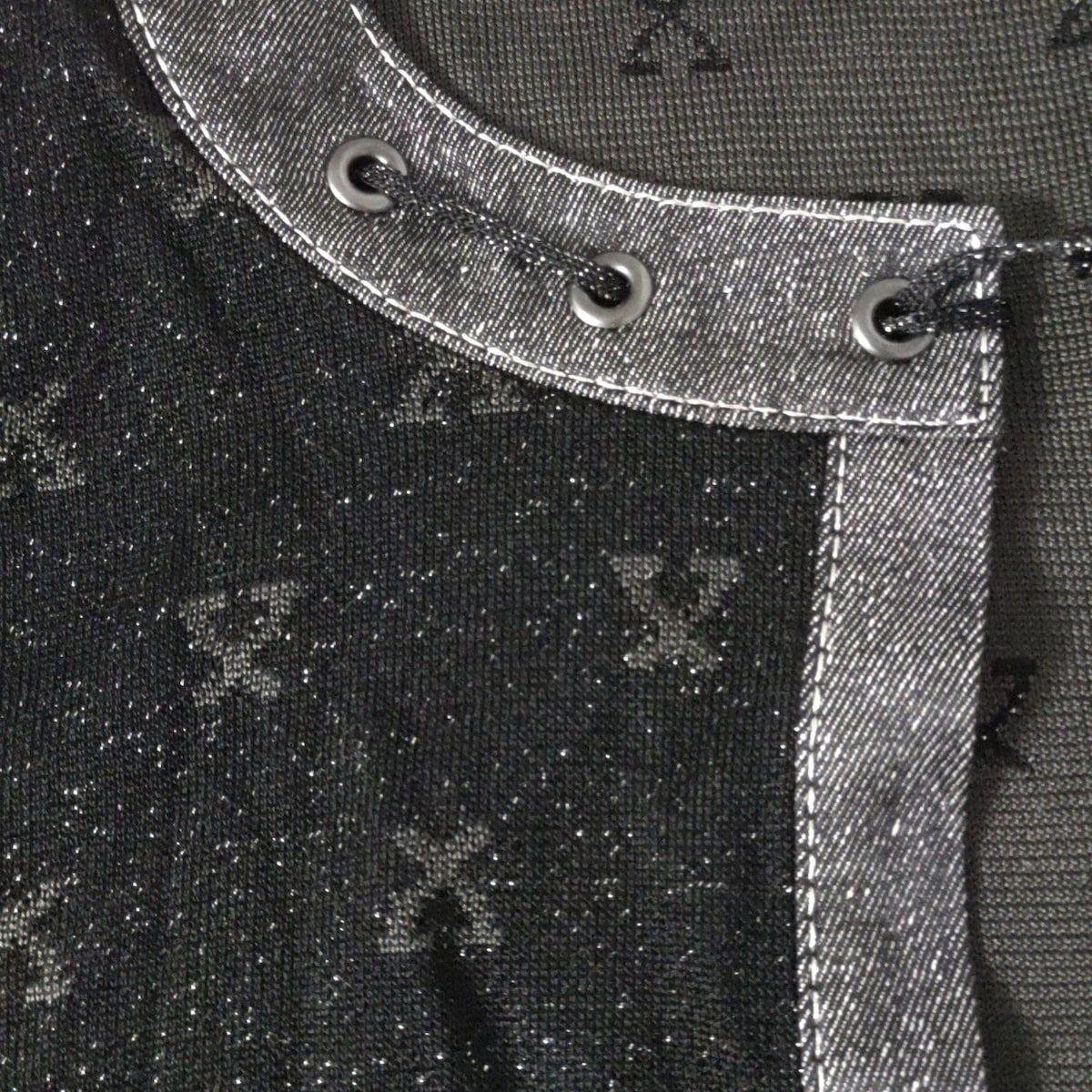 美品　レオナール　ラメグレージャケット　9号 SILK AIR GREY ノッチドカラージャケット｜トゥモローランド