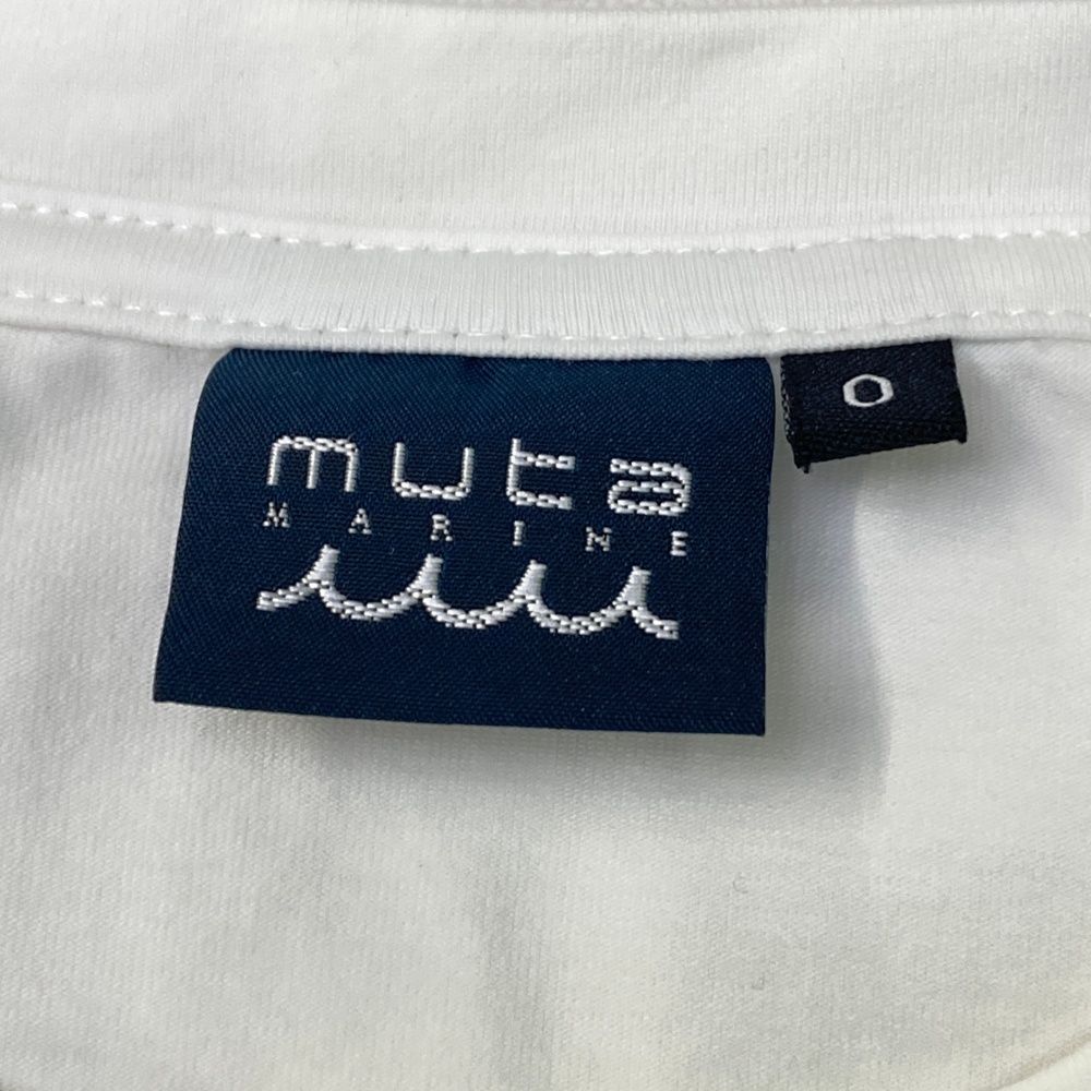 muta marine ムータマリンゴルフ　レディース シャツ　半袖トップス　0 サイズ：0 MUTA MARINE ムータマリン 半袖Tシャツ プリント