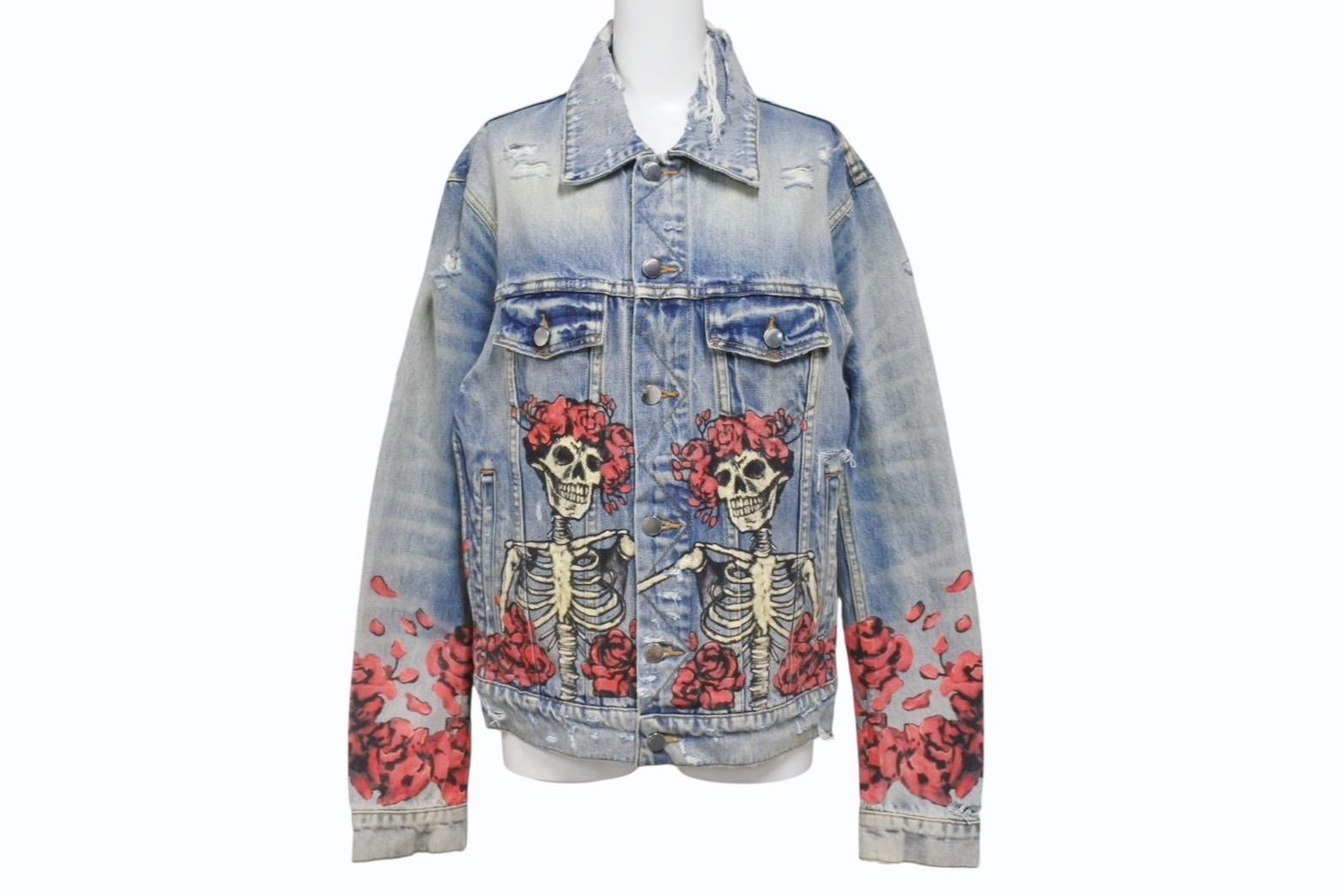 極美品 AMIRI アミリ GRATEFUL DEAD skull rose スカルデザイン