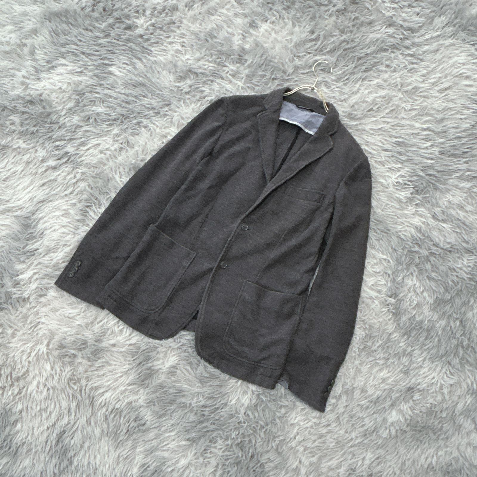 【SHIPS】テーラードジャケット  (L)  カジュアル  上品  メンズ  グレー系  灰色【送料無料】