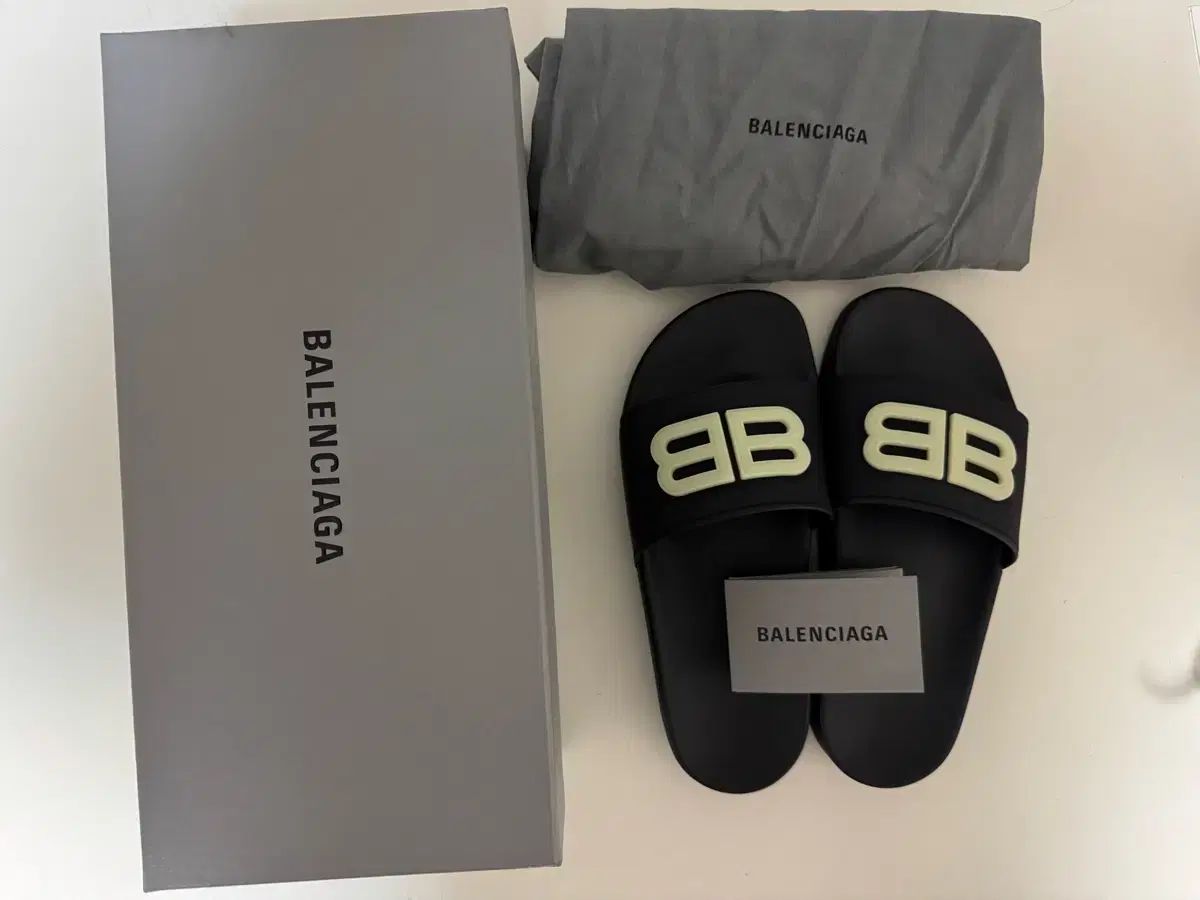 BALENCIAGA バレンシアガ BB ナイトライト スライド 37 240