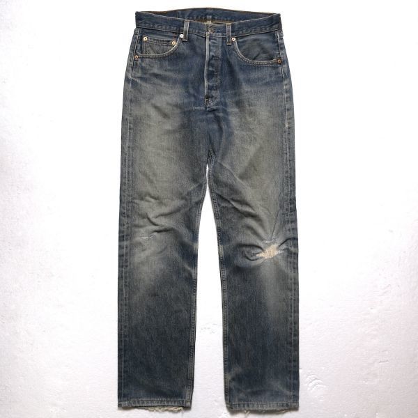 90's USA製 Levi's リーバイス 501 ヒゲ ハチノス デニムパンツ (w31