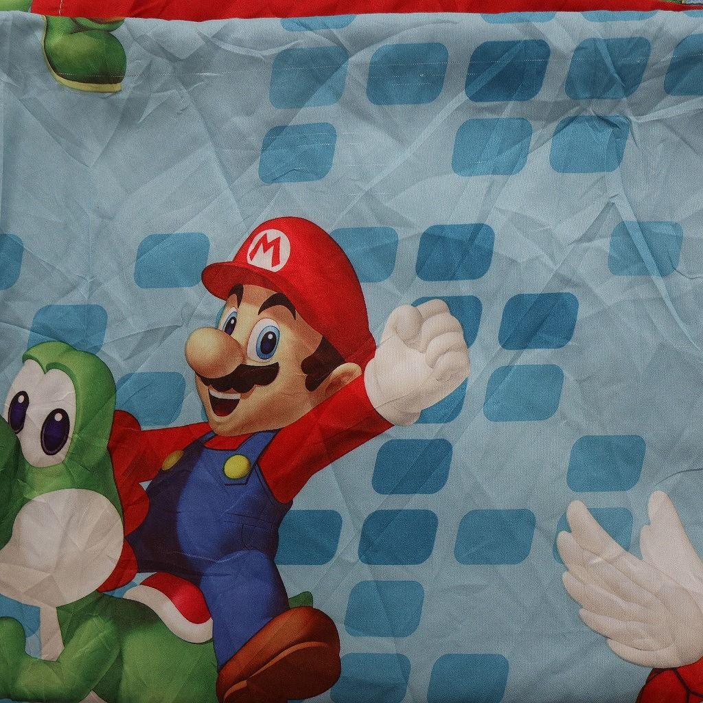 古着卸 まとめ売り 雑貨 ベッドシーツ 布 生地 リメイク マリオ 6枚