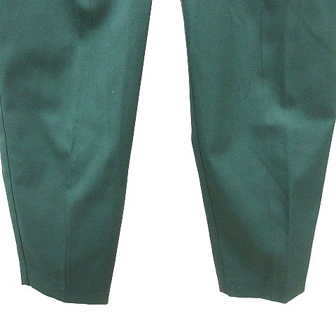 アナカ Unaca テーパードパンツ スラックス 38 M 緑 グリーン